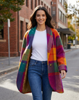 Darina | Checked Design Women’s Jacket for Casual Wear