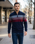 Zac | Modern Half Zip Men’s Sweater for Contemporary Wear
