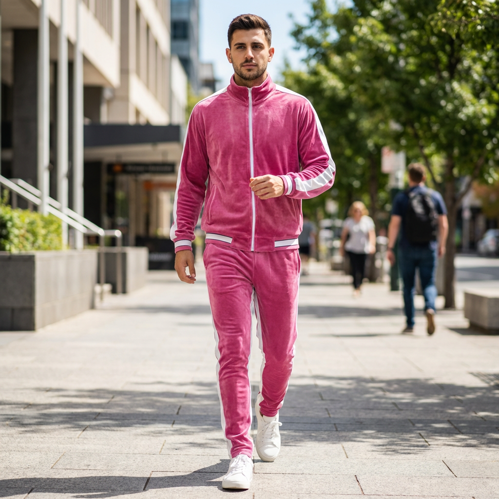 Mitchell | Velvet Comfort Men’s Tracksuit for Elevated Loungewear