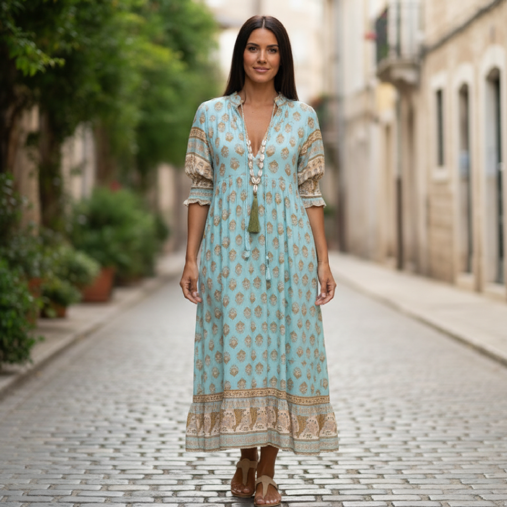 Daisy | Elegant Maxi Dress for Summer Days