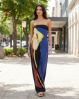 Eliza | Floral Maxi Summer Dress with Flowing Shape