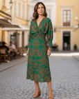 Poppy | Long Sleeve Maxi Dress for Elegant Style
