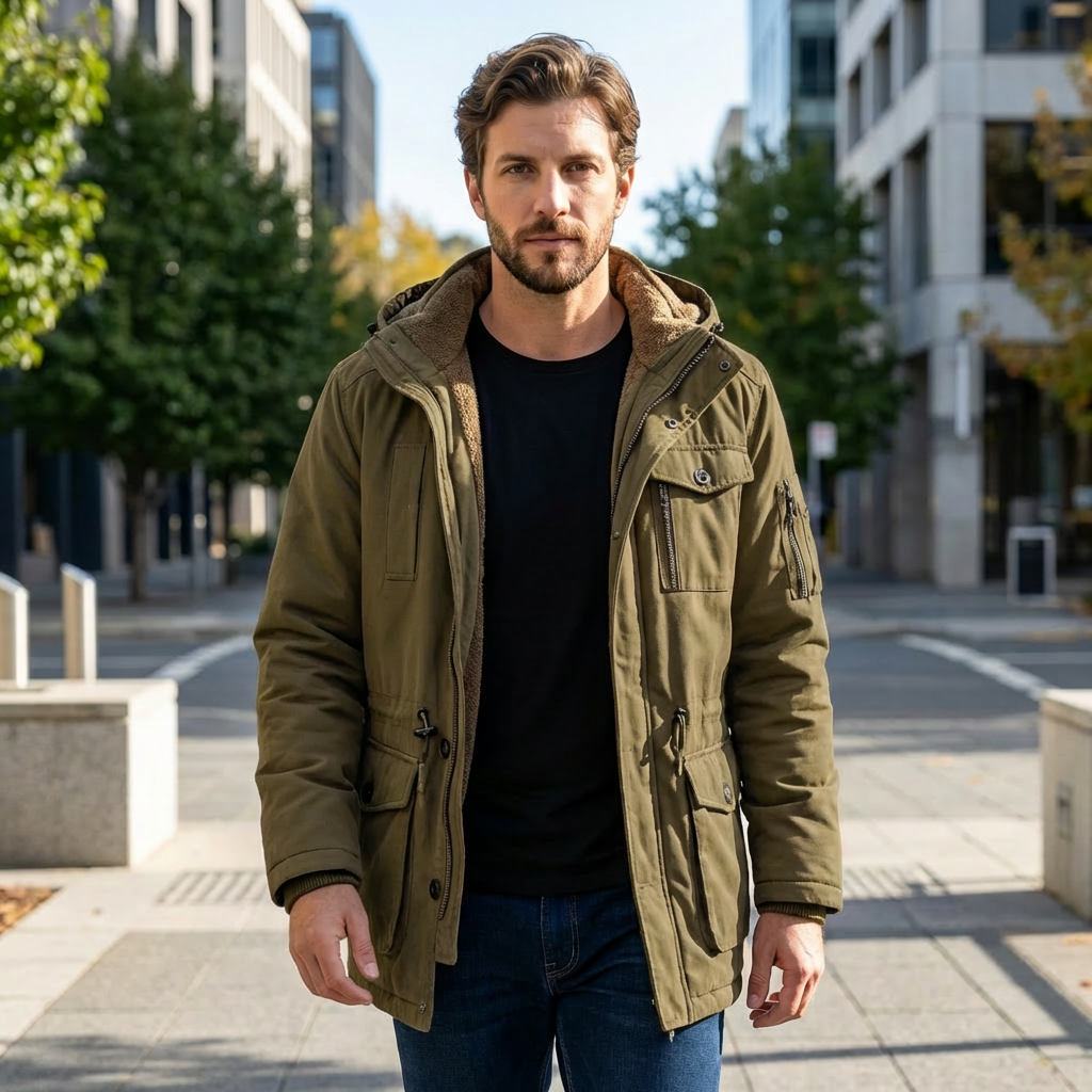 Kieran | Insulated Winter Men’s Coat for Cold Weather