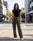 Hollis | High Waist Print Women’s Jeans with Bold Shape