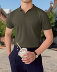 Fraser | V-Neck Men's Polo for Classic Style