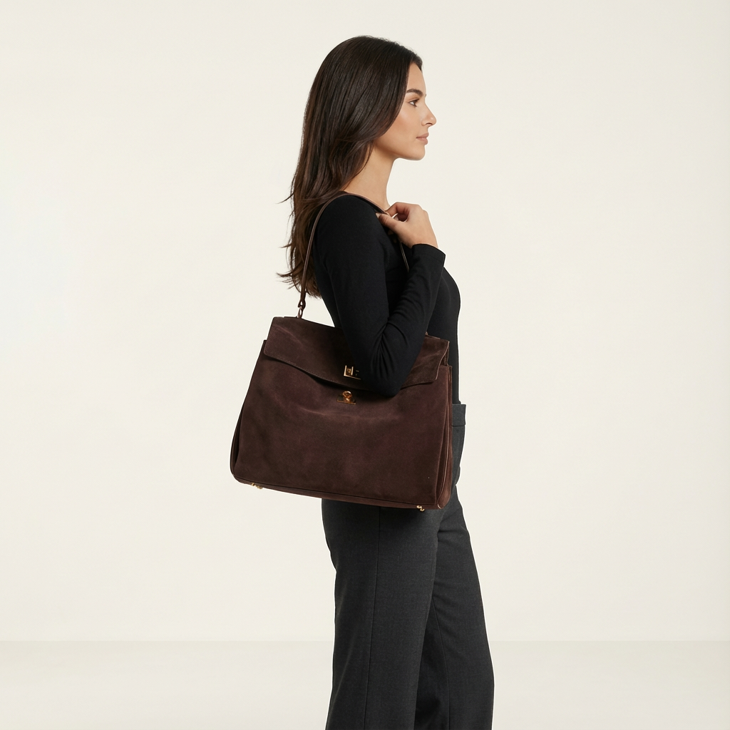 Isabella | Suede Vintage-Style Women’s Bag