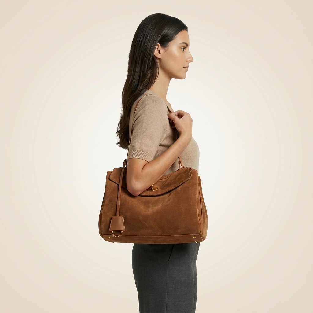 Isabella | Suede Vintage-Style Women’s Bag